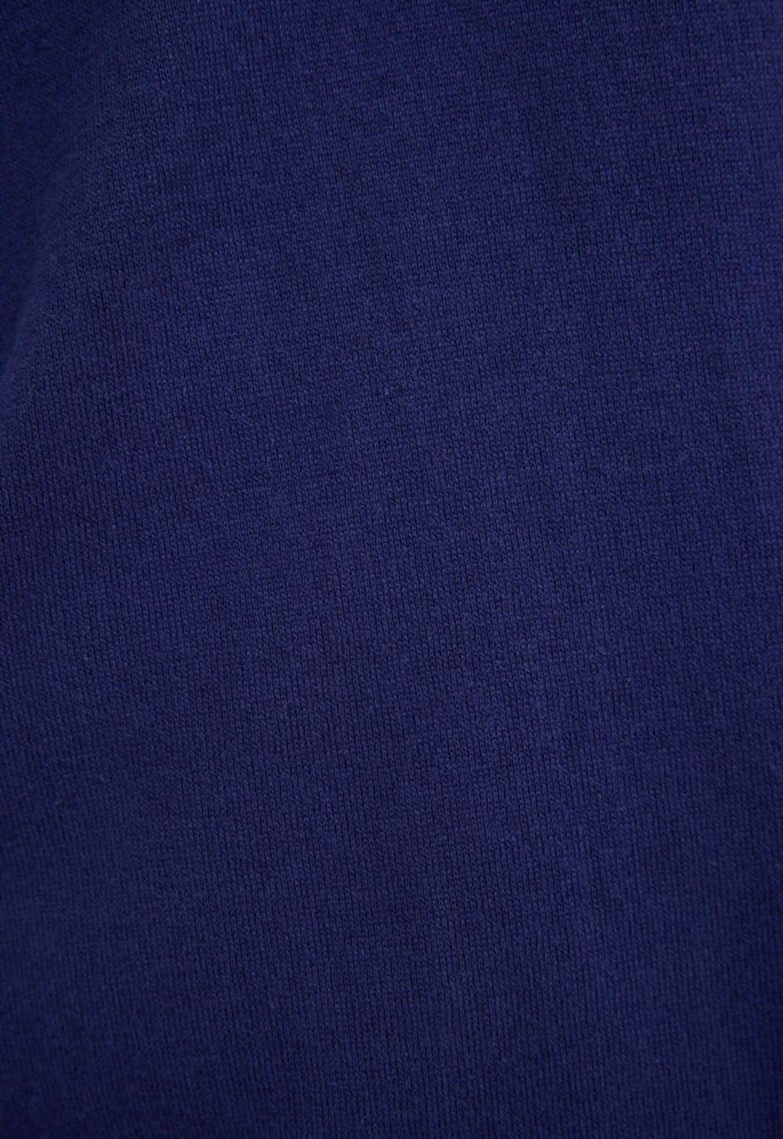 Jac + Jack Pointier Knitted Cotton Polo - Paton Blue